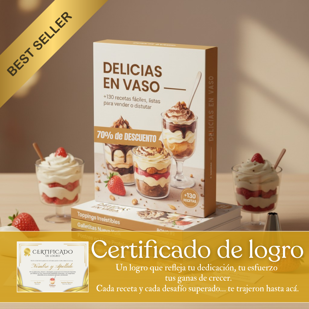 Delicias en vaso + 7 RECURSOS DE REGALO